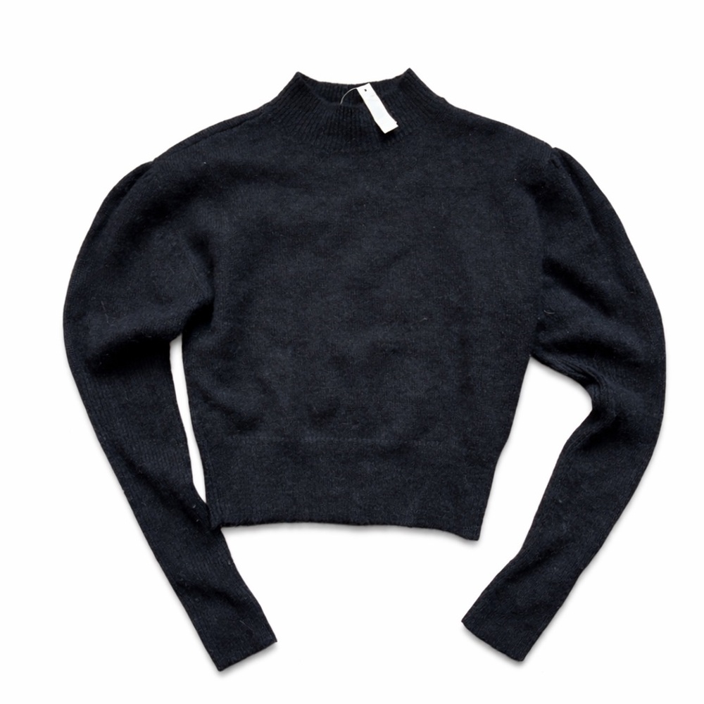 Madewell Black Crew Neck Sweater NWT